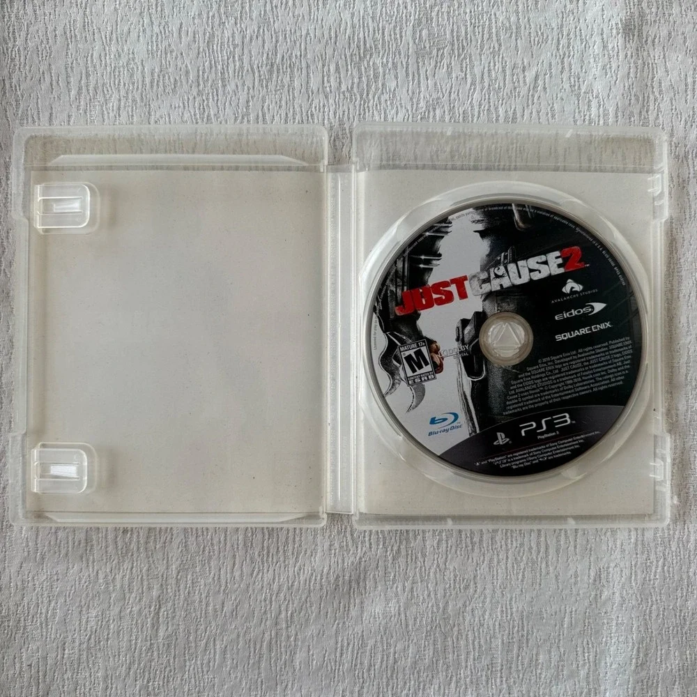 Just Cause 2 PS3 PlayStation 3 Case Disc Untested